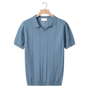 Silvéran | Strikket Poloshirt Herre