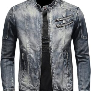 Axel™ | Mænd Retro Denimjakke med Tidløs Stil og Holdbare Materialer