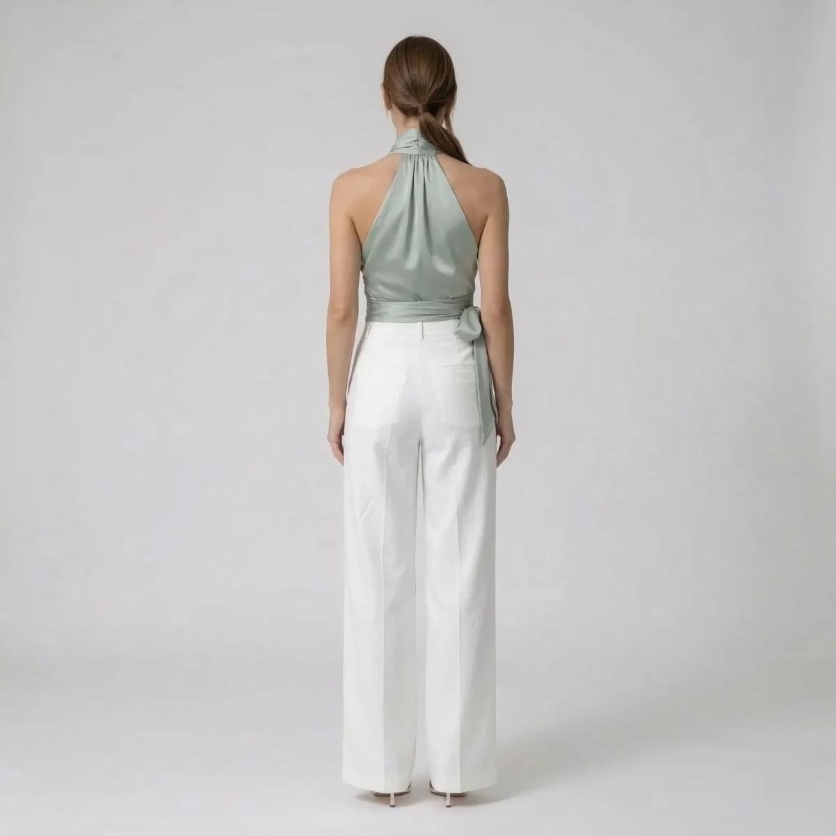 Alveria | Satin Top Dame - Billede 5