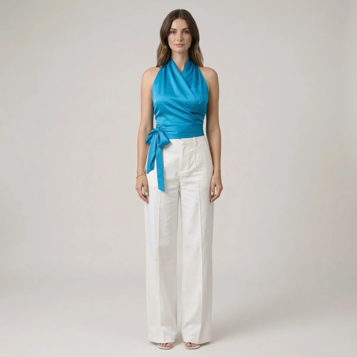 Alveria | Satin Top Dame - Billede 9