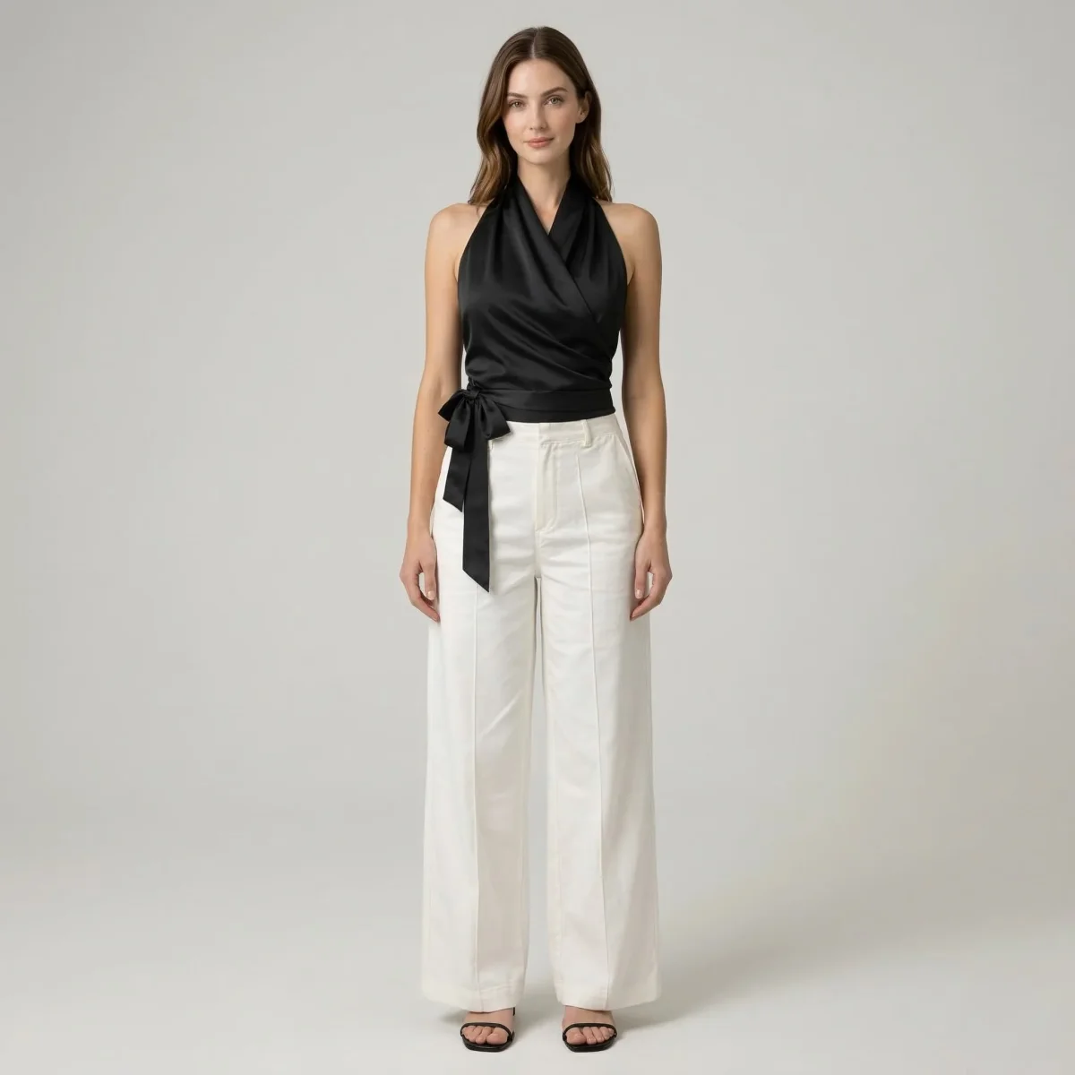 Alveria | Satin Top Dame - Billede 7