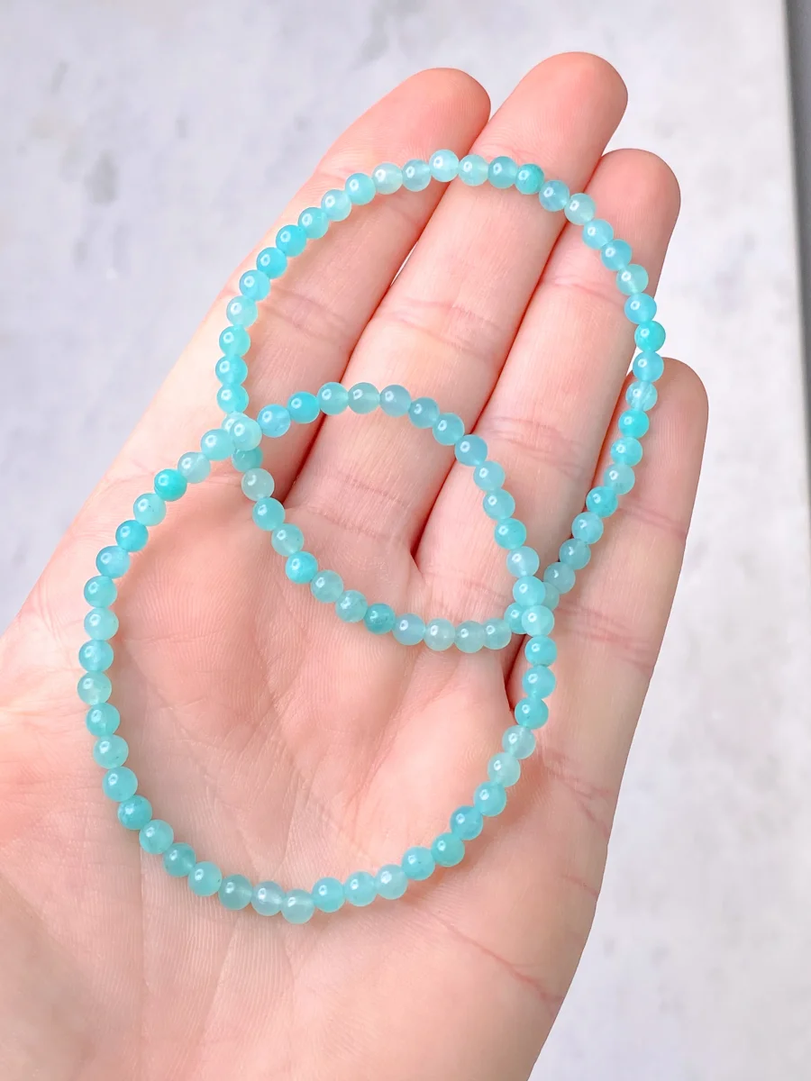 Amazonit Armbånd - Billede 5