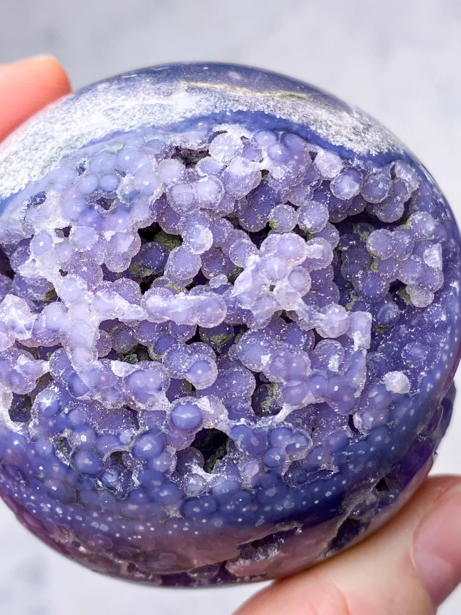 Grape Agat Kugle (Nr. 4) - Billede 4