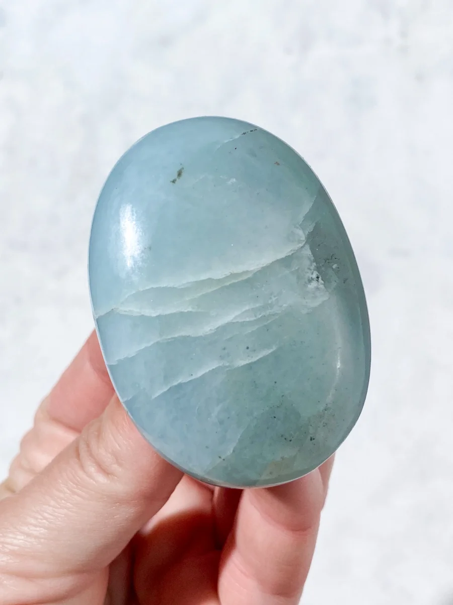 Akvamarin Palmstone (Nr. 3) - Billede 2