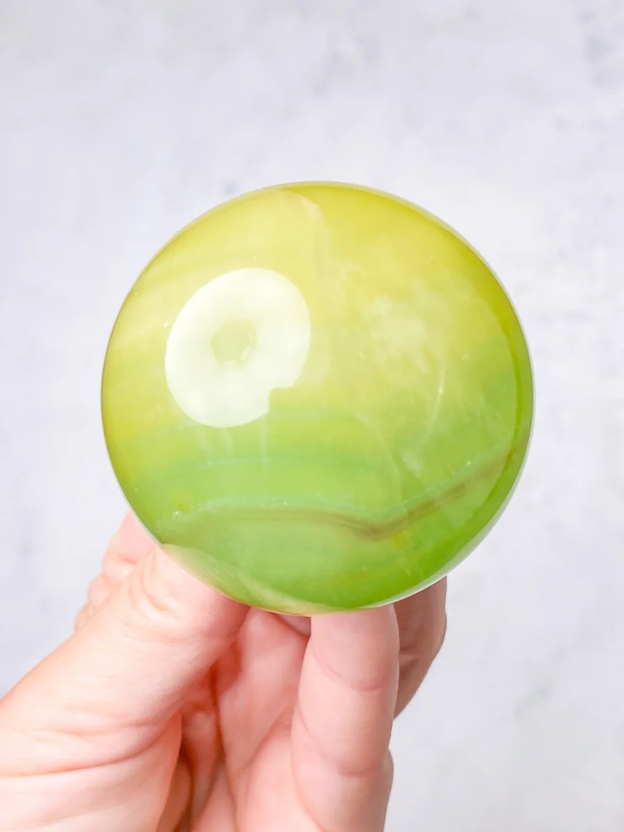 Mango Fluorit Kugle (Nr. 8) - Billede 2
