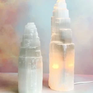 Selenit Lampe